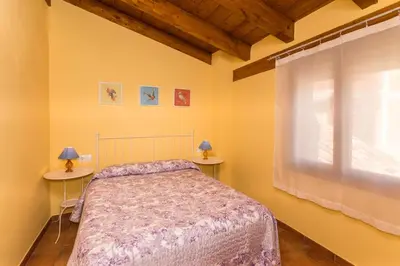 Cama o camas de una habitación en Casa Las Eras