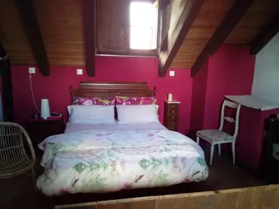 Cama o camas de una habitación en Casa del Arco