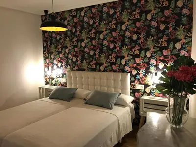 Cama o camas de una habitación en Pasaje al Pilar