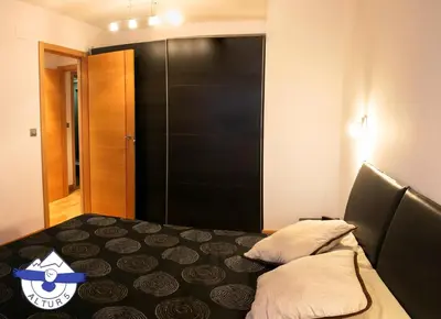 Cama o camas de una habitación en Altur 5 Jaca