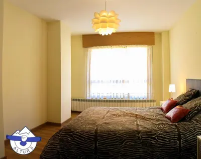 Cama o camas de una habitación en Altur 5 Jaca