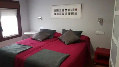 Cama o camas de una habitación en Apartamento Pelaires