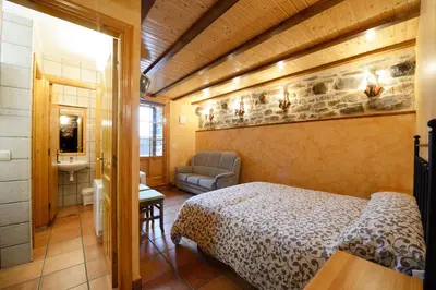 Cama o camas de una habitación en Habitación El Mirador Casa Cajal