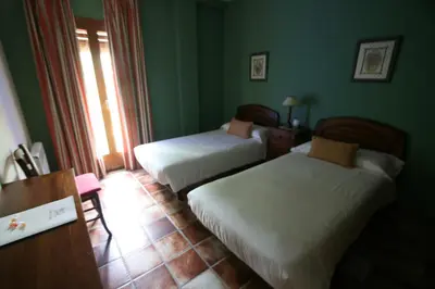Cama o camas de una habitación en Complejo Molí de L'Hereu