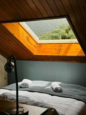Cama o camas de una habitación en Hotel de Montaña Uson