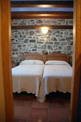 Cama o camas de una habitación en Casa el Parque Cajal