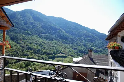 Vista general de una montaña o vista desde el apartamento