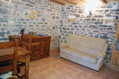 Zona de estar de Apartamento el Patio Casa Cajal