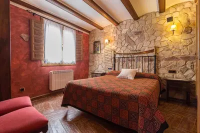 Cama o camas de una habitación en Hotel Apartamentos Melihah