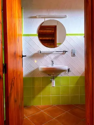 Un baño de Cal Perdigués de Boada pet friendly
