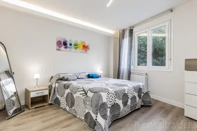 Cama o camas de una habitación en Apartamento Buen Camino