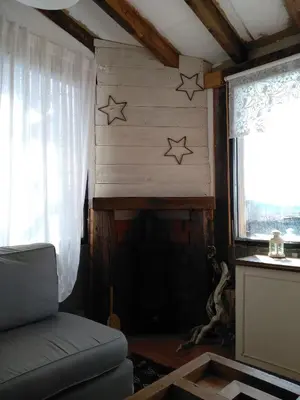 Zona de estar de A Boira Rural
