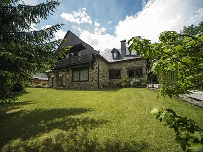 Jardín al aire libre en Chalet in Vielha near Baqueira Ski Resort