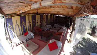 Zona de estar de Casa Maza