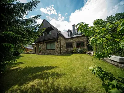 Jardín al aire libre en Splendid house next to the Baqueira Beret ski resort