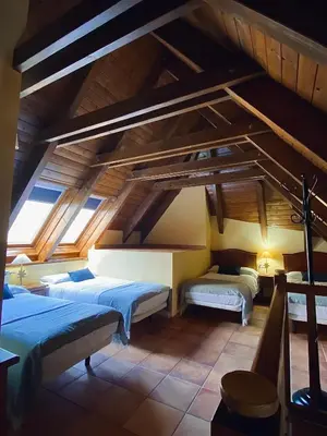Cama o camas de una habitación en Aparthotel Es de Don Joan
