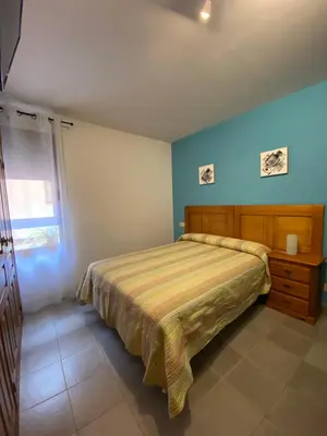 Cama o camas de una habitación en Hostal Casa Vispe