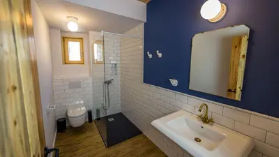 Un baño de Casa Rural Cal Rossa de Taus SPA