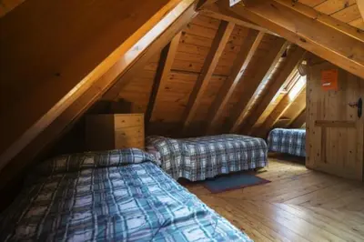 Cama o camas de una habitación en Fonda Eth Petit - Sólo adultos,niños a partir de 12 años
