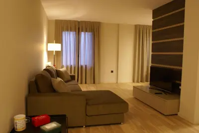 Zona de estar de Apartamentos Casa Roldan
