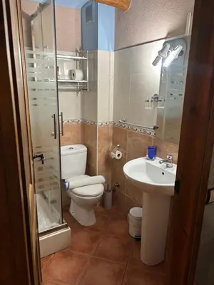 Un baño de Hotel Casa de la Fuente