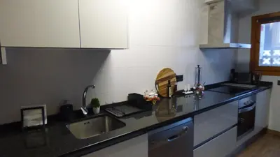 Una cocina o zona de cocina en Parc Apartaments