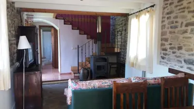 Zona de estar de La Casa Azul