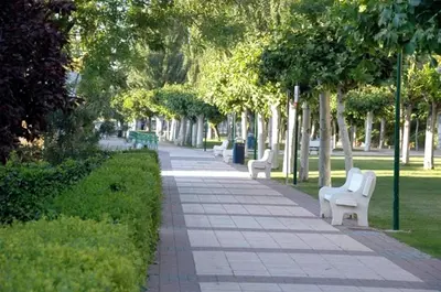 Jardín al aire libre en Hotel HM Alfaro