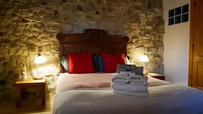 Cama o camas de una habitación en Casa Miret