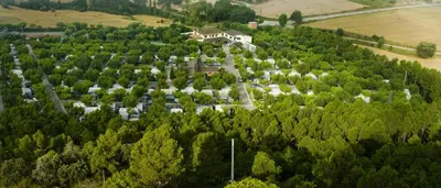 Paisaje cerca de este camping