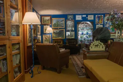 Zona de estar de Hotel Cardós