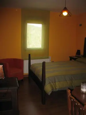 Cama o camas de una habitación en La Posada del Arba