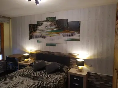Zona de estar de Apartamento de montaña 