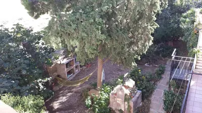 Jardín al aire libre en Casa Rural Boletas