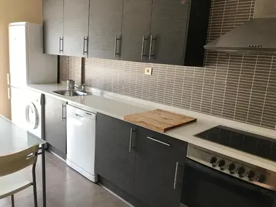 Una cocina o zona de cocina en Apartamento Balcon De Jaca I
