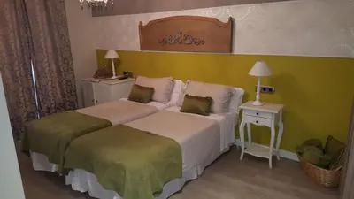 Cama o camas de una habitación en El Encanto del Moncayo