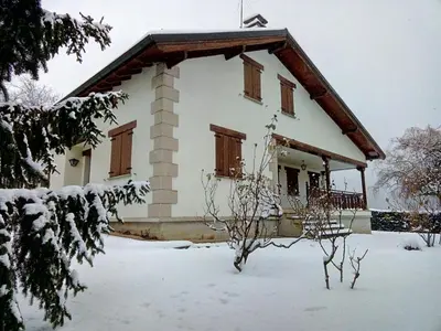 Vivienda Rural Casa Javier Lacunza en invierno