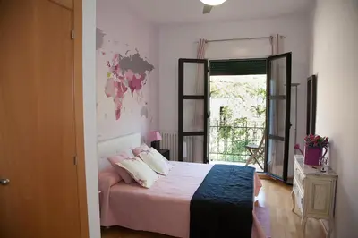 Cama o camas de una habitación en Dean Dos Catedrales
