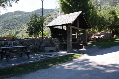 Paisaje cerca de este camping
