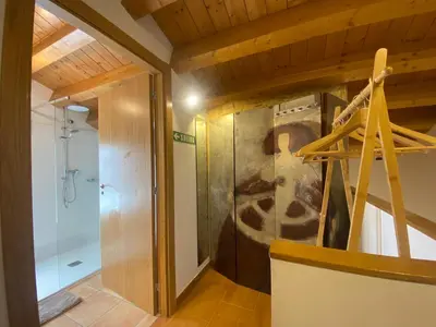 Un baño de Agrovillaujue apartamentos rurales