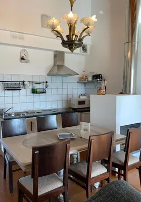 Una cocina o zona de cocina en Agrovillaujue apartamentos rurales