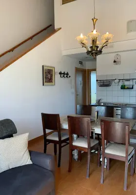 Una cocina o zona de cocina en Agrovillaujue apartamentos rurales