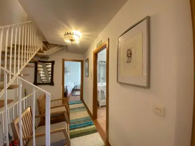 Cama o camas de una habitación en Agrovillaujue apartamentos rurales
