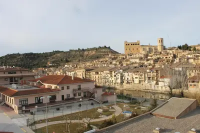 Vista general de Valderrobres o vista desde el hotel