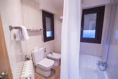 Un baño de Hotel La Rambla