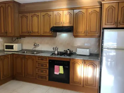 Una cocina o zona de cocina en Apartaments El Tarter