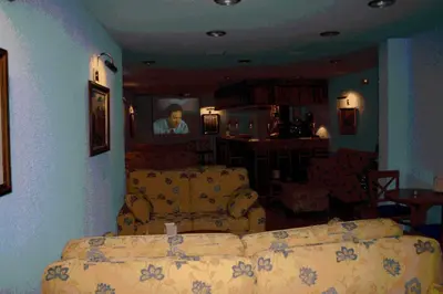Zona de estar de Hotel Can Mestre