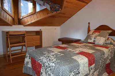 Cama o camas de una habitación en Ca L'Emili