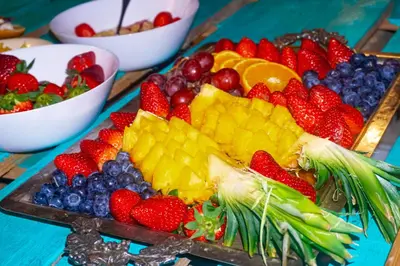 Comida en o cerca de este camping