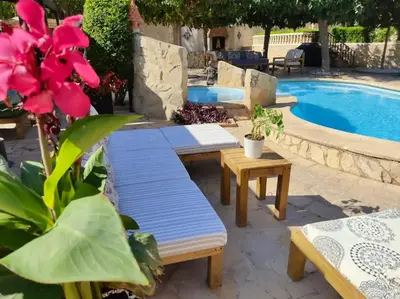 Piscina en o cerca de Spacious Villa in Alforja with Private Pool, Mountain View